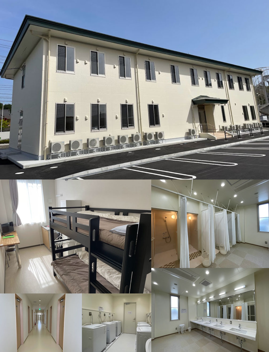 男子寮（校内宿舎）完成